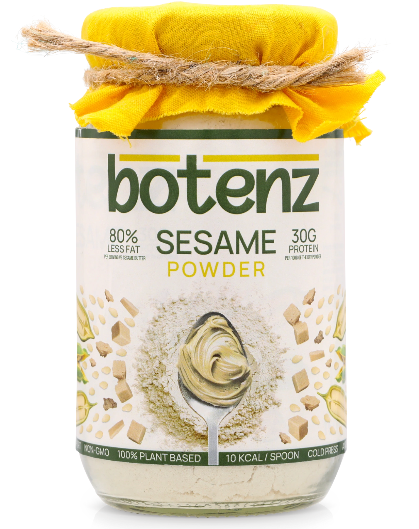 אבקת ממרח חלווה או שומשום בישראל של - Botenz חזית המוצר