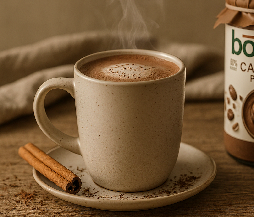 שוקו בריא שנעשה ללא תוספת סוכר ועם עוד חלבון