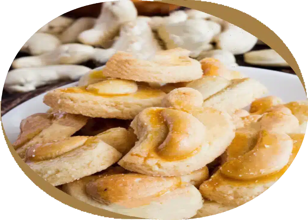 Cashew protein cookies arranged on a plate — Botenz cashew powder recipe for healthy snacking