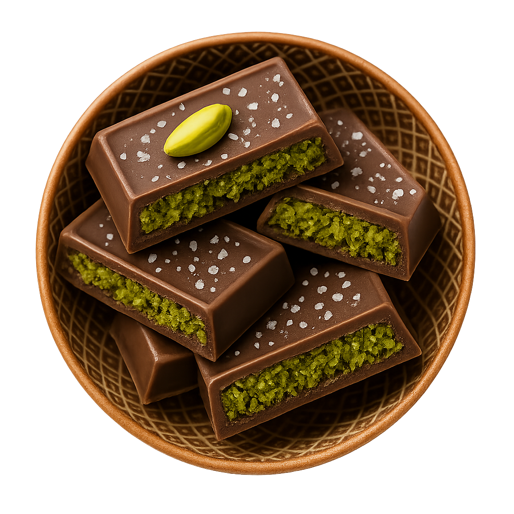 שוקולד דובאי חמאת פיסטוק איכותית בכערה