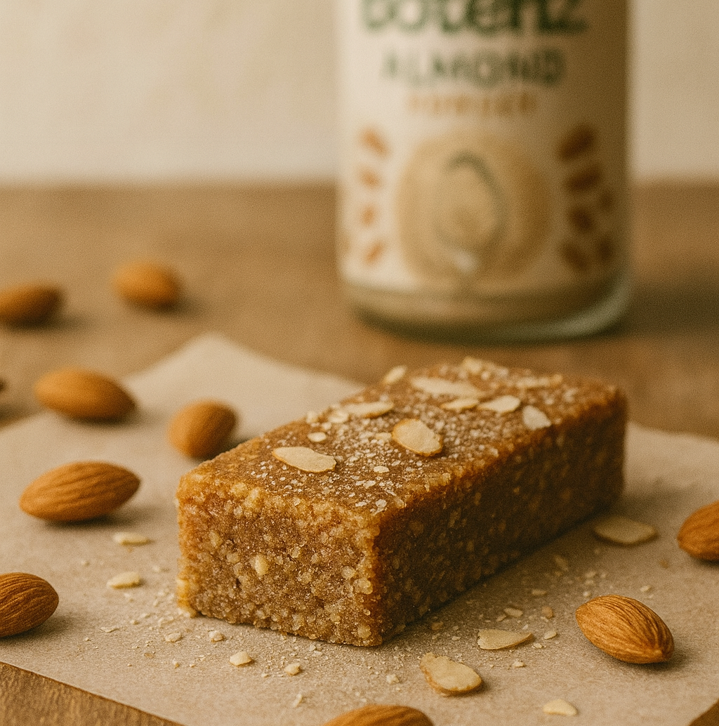 חטיף אנרגיה משקדים בריא עם חלבון