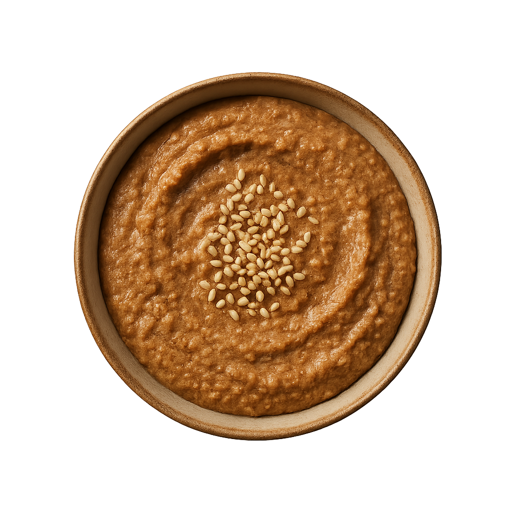 sesame energy chutney recipe — top-down view of sesame dish in a bowl