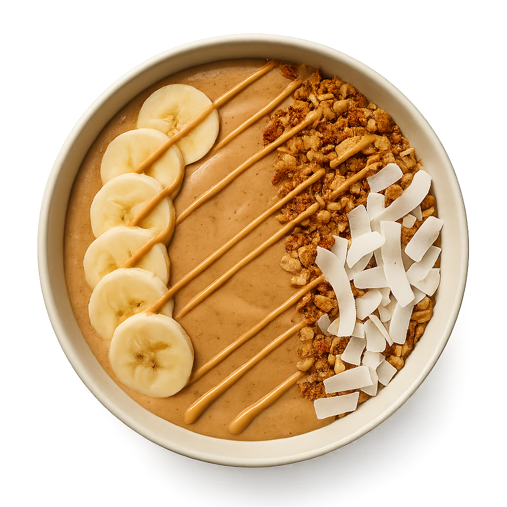 Vegan Peanut Butter Smoothie Bowl recipe